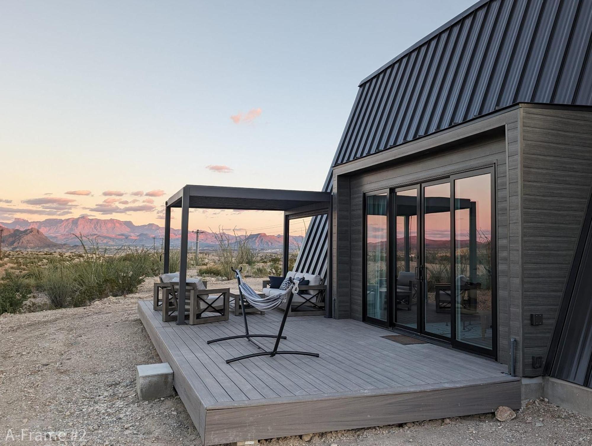 Stardust Big Bend Luxury A-Frame#4 Great Views Vila Terlingua Exterior foto