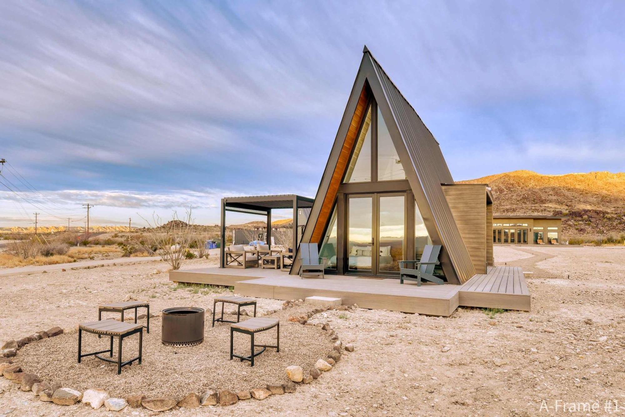 Stardust Big Bend Luxury A-Frame#4 Great Views Vila Terlingua Exterior foto
